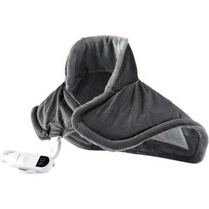 Heating Pad for Neck and Shoulders with 2-Hour Auto Shut Off, Gray